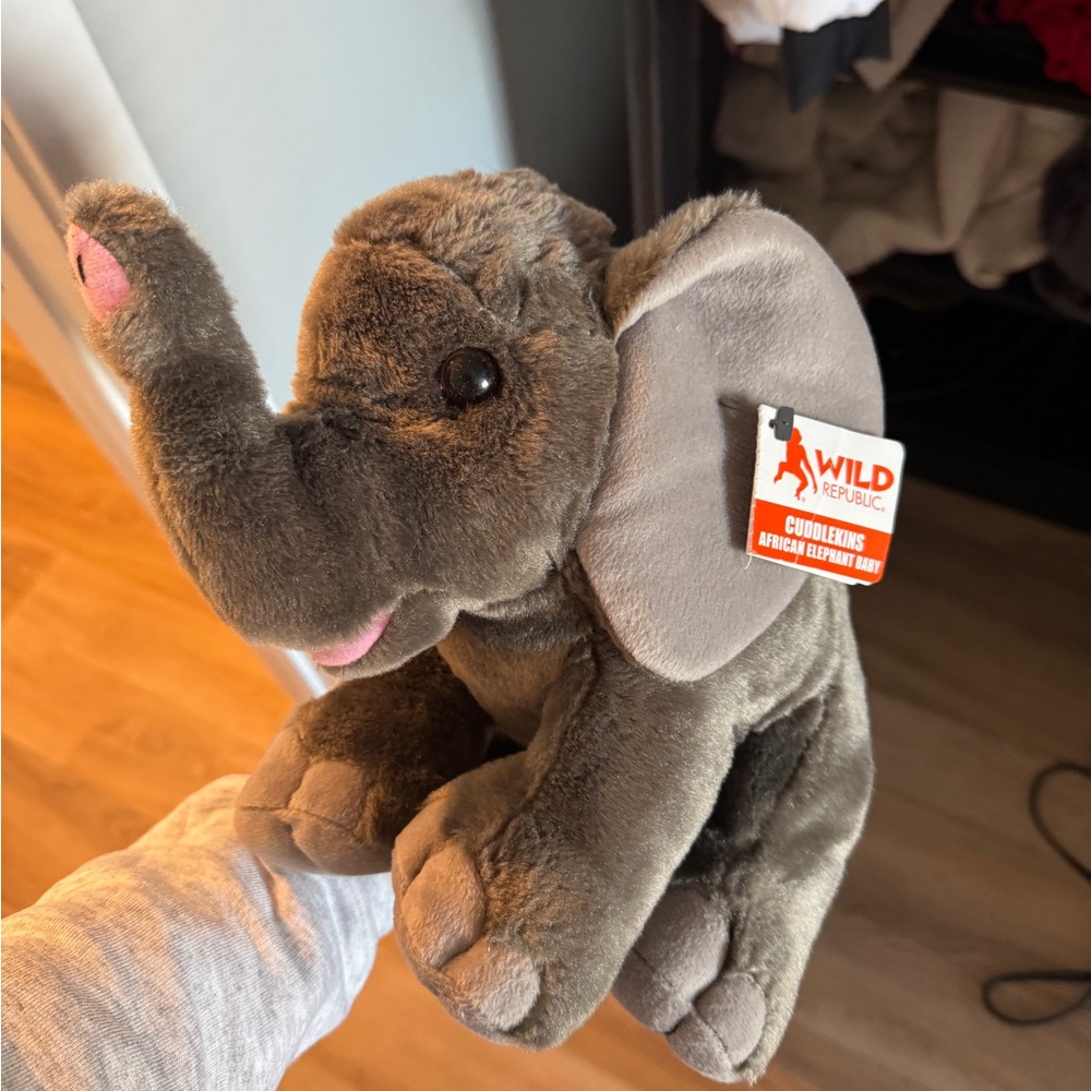 Cuddlekins Gray Elephant Stuffed Animal